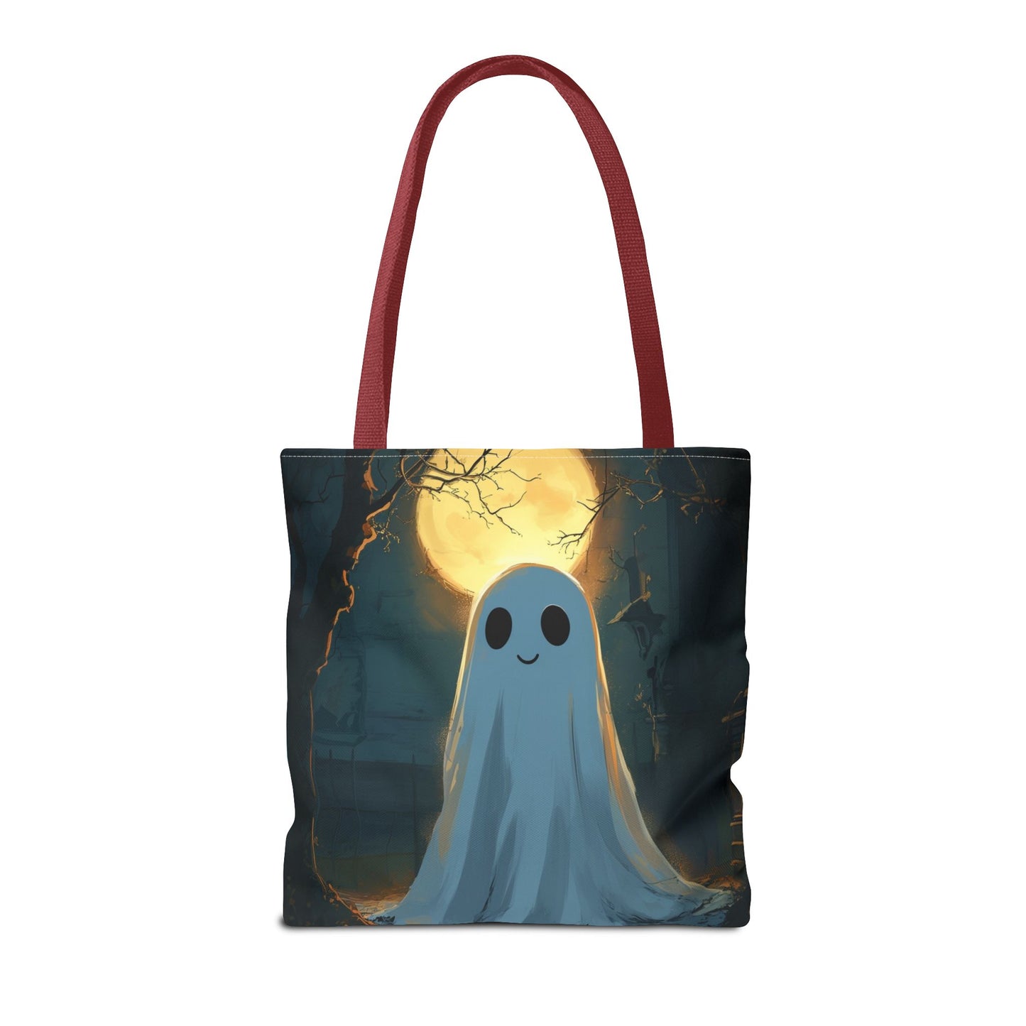 Cute Ghost Tote Bag (AOP)