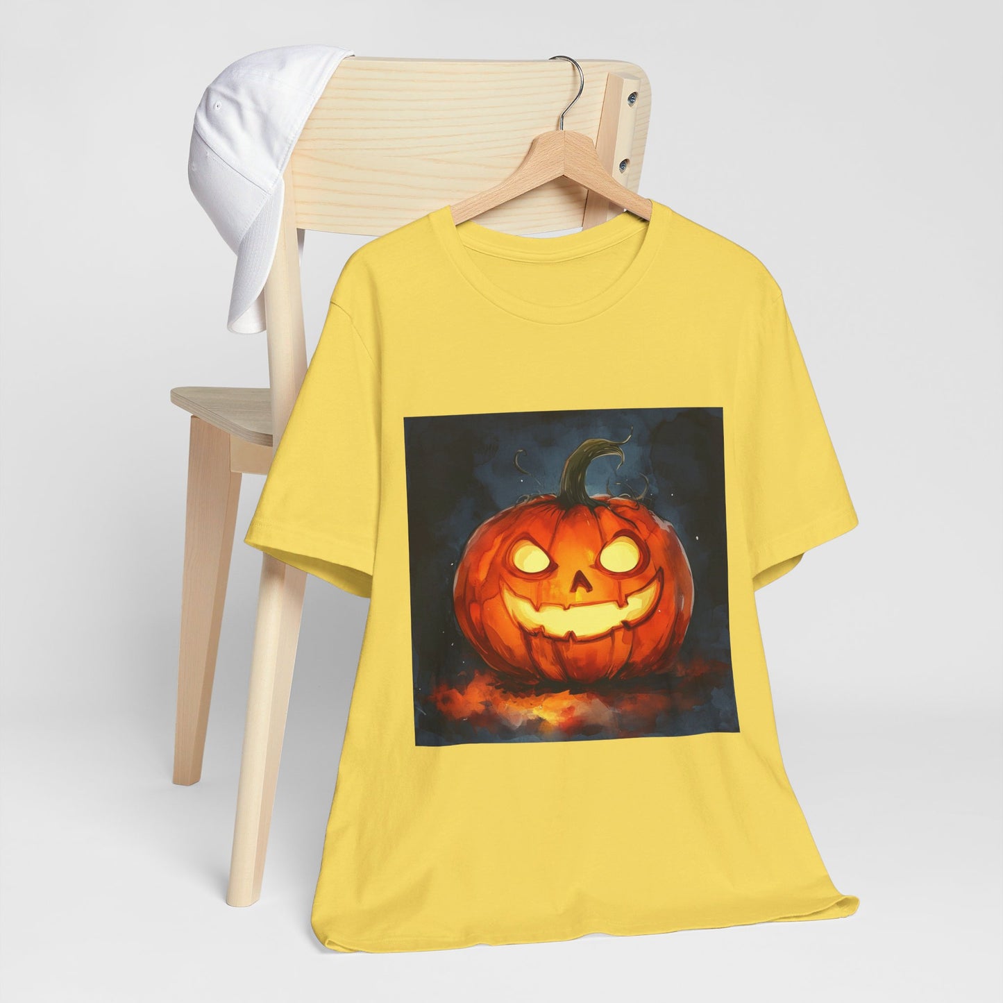 Cute Creepy Jack o Lantern Unisex Jersey Short Sleeve Tee