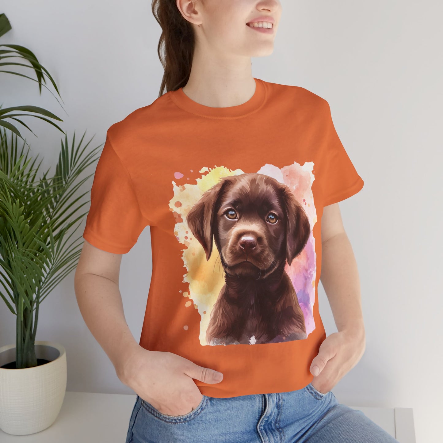 Chocolate Lab Unisex Jersey Short Sleeve Tee