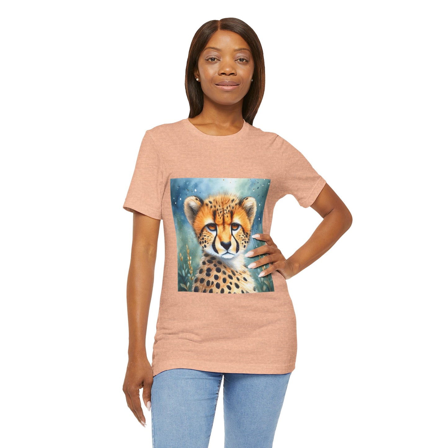 Cheetah Unisex Jersey Short Sleeve Tee