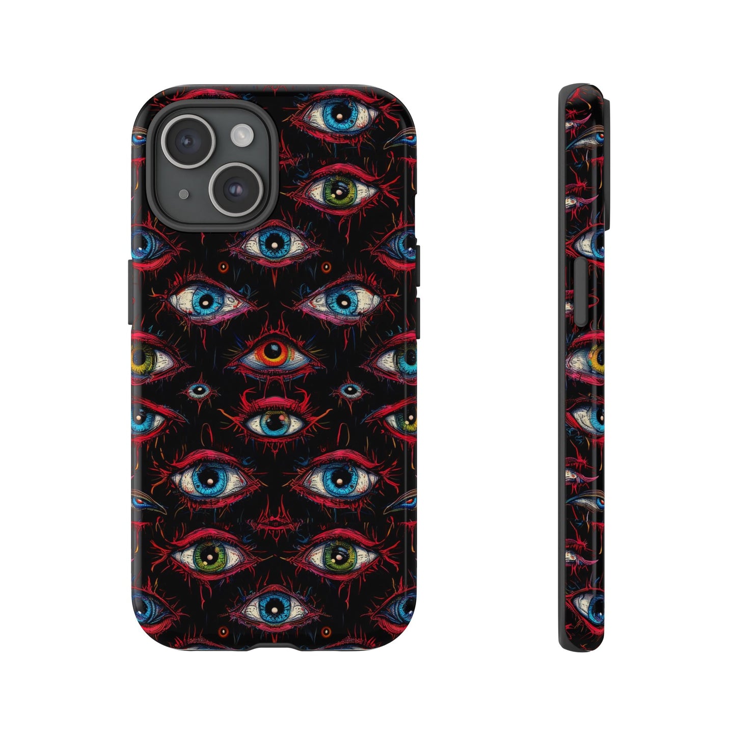 Creepy Eye Pattern Tough Cases