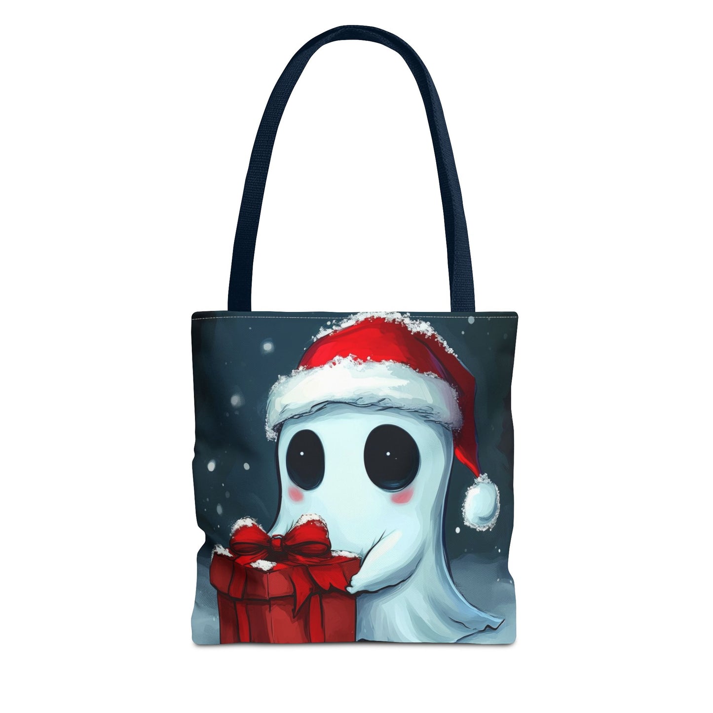 Cute Holiday Ghost Tote Bag (AOP)