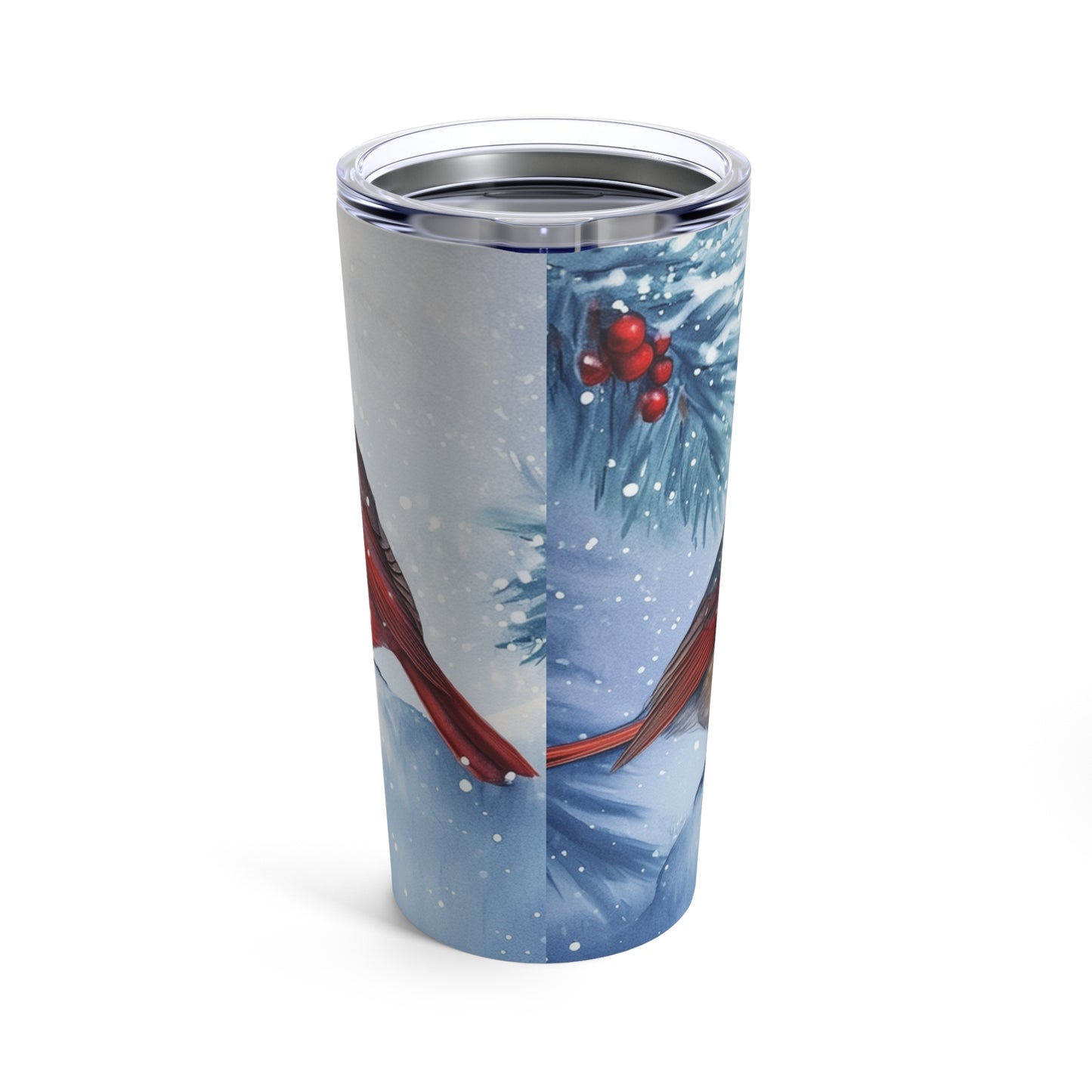 Cardinals in the Snow Tumbler 20oz