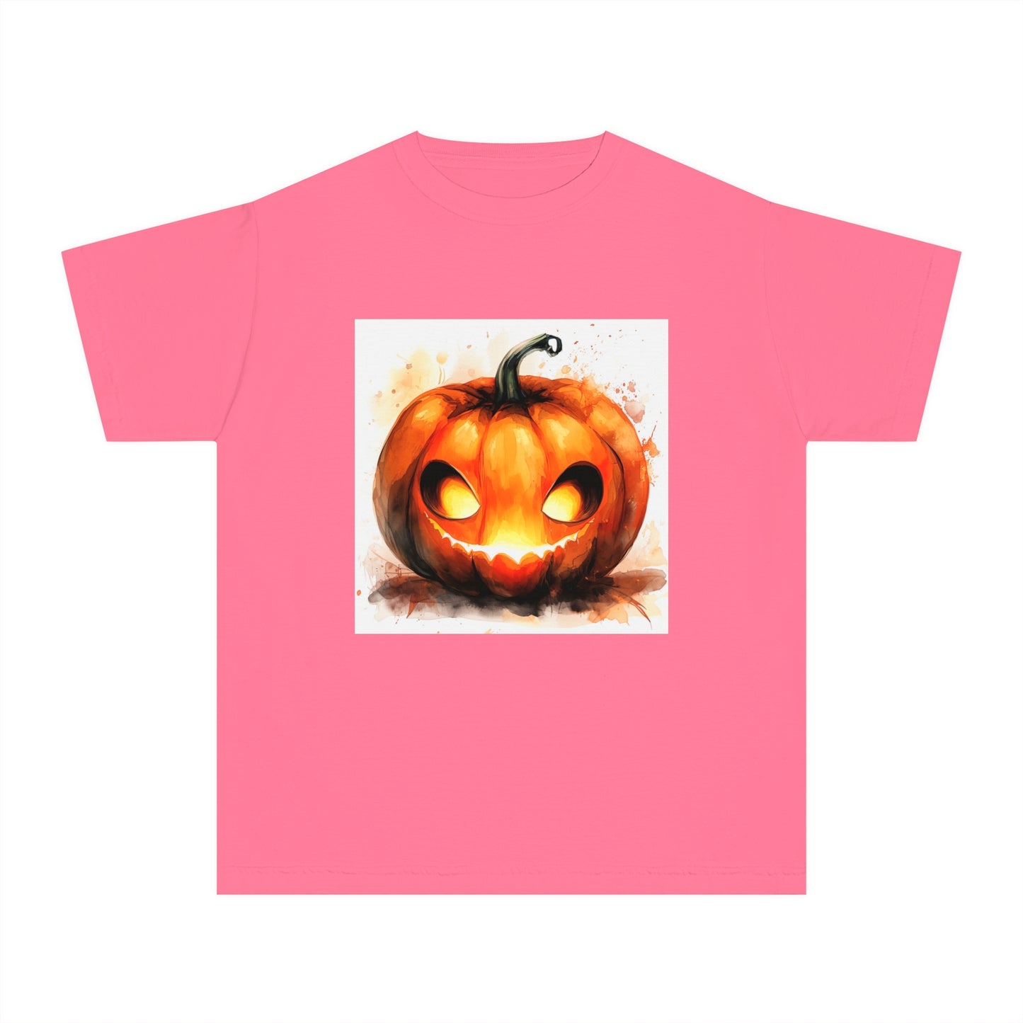 Cute Happy Jack o' Lantern Youth Midweight Tee