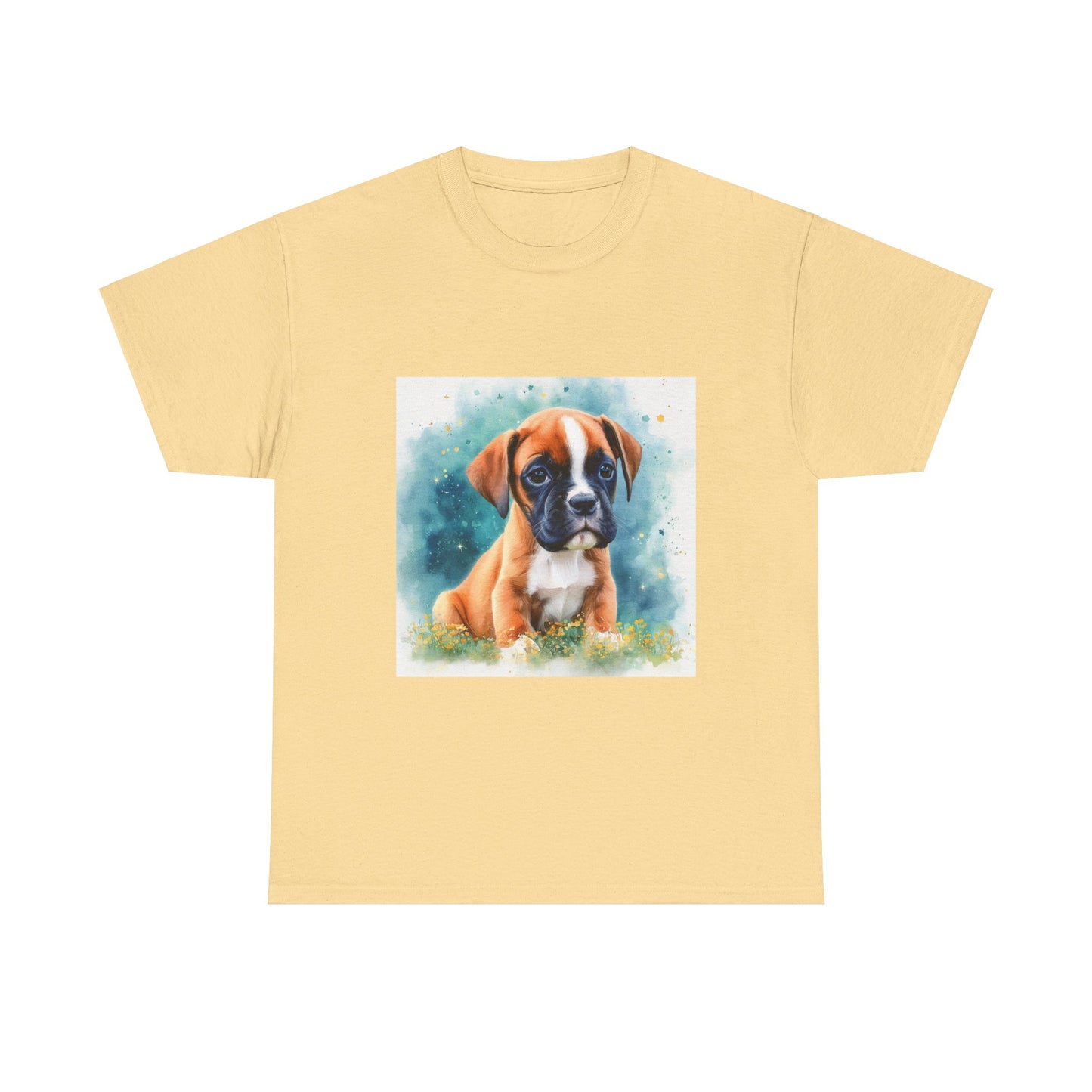 Boxer Puppy Unisex Heavy Cotton Tee