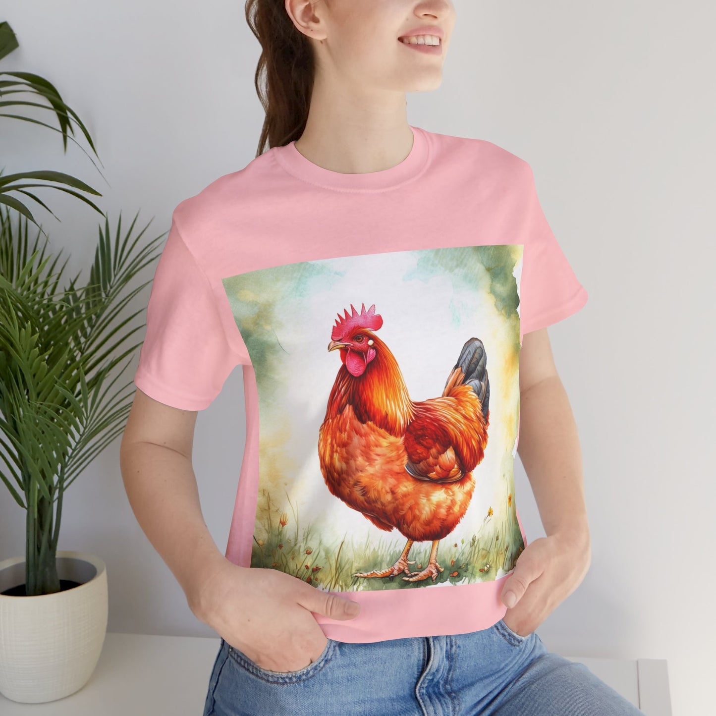 Chicken Unisex Jersey Short Sleeve Tee