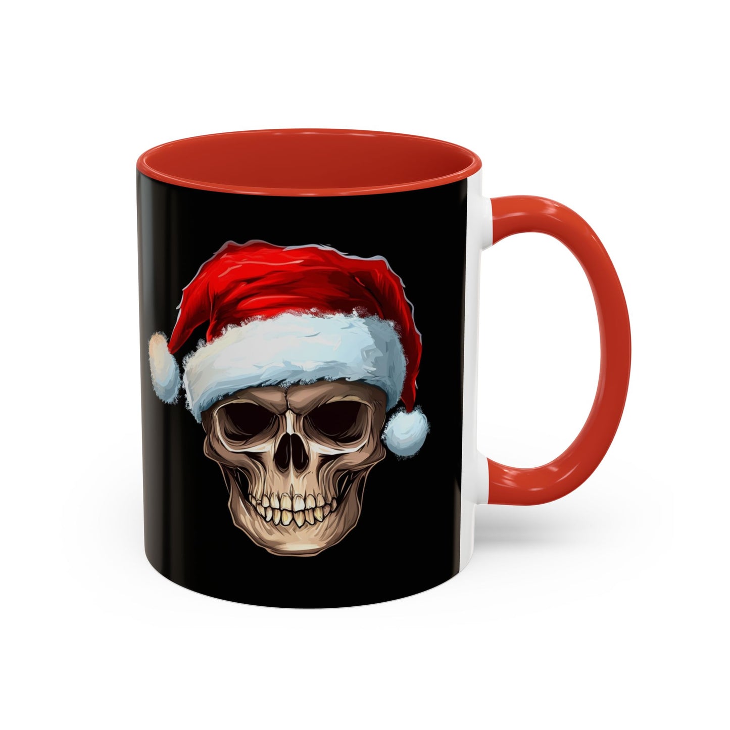 Gothic Christmas Skull Mug Accent Coffee Mug (11, 15oz)