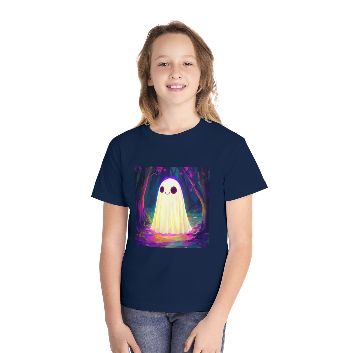 Cute Neon Ghost Youth Midweight Tee