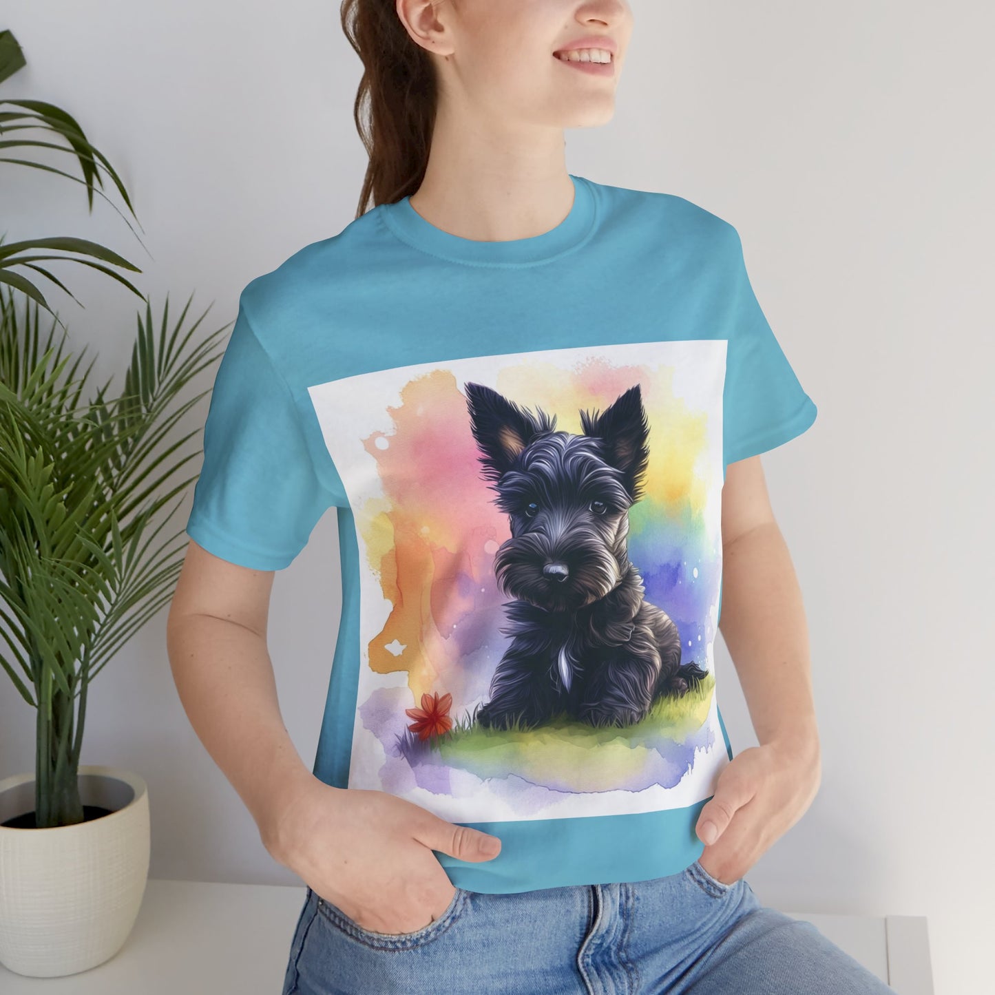 Scottish Terrier Unisex Jersey Short Sleeve Tee