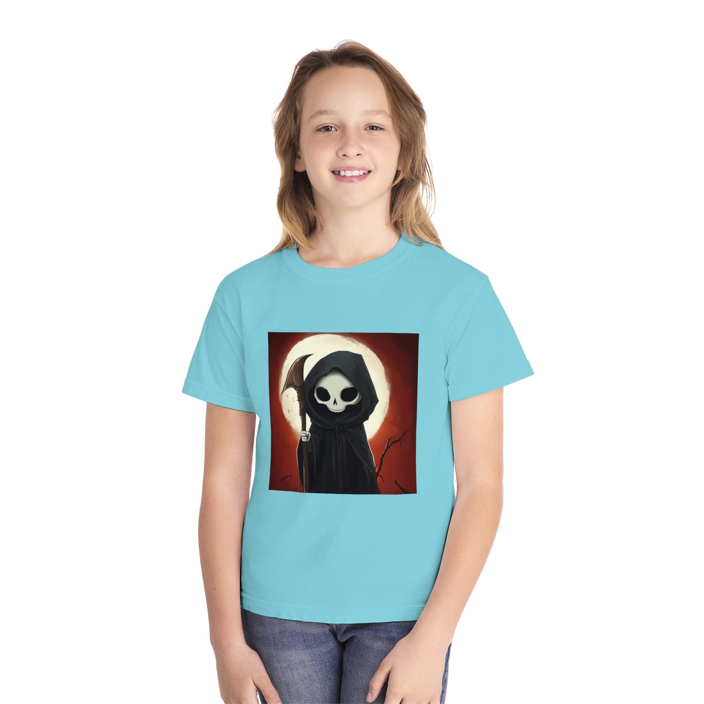 Cute Grim Reaper Youth Midweight Tee