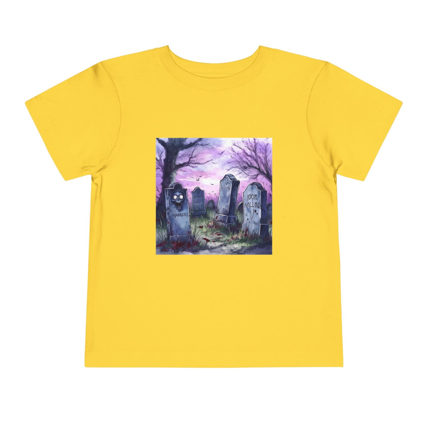 Purple Graveyard Toddler Short Sleeve Tee