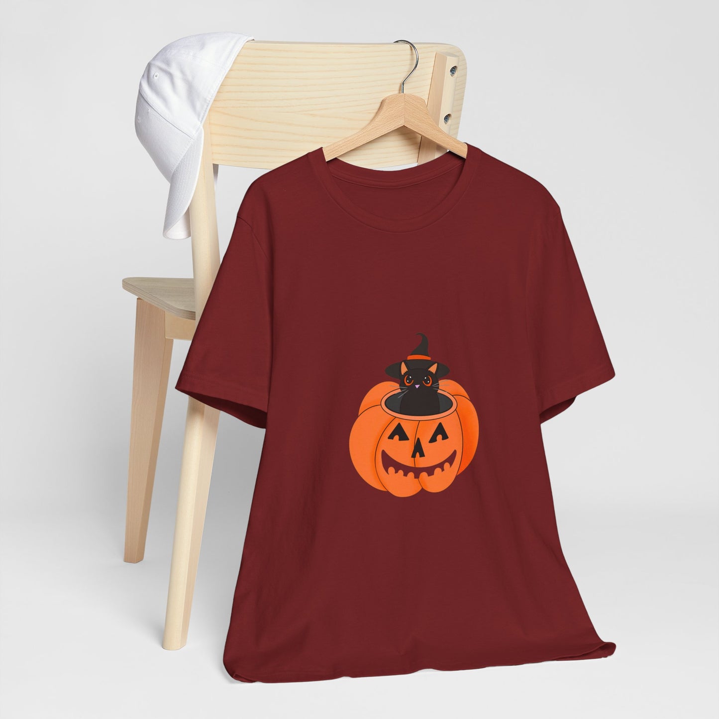 Cute Cat Halloween Unisex Jersey Short Sleeve Tee