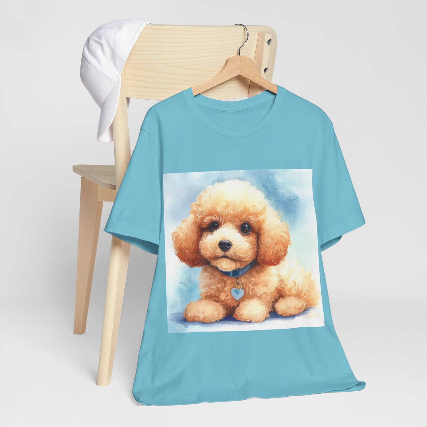 Poodle Puppy Unisex Jersey Short Sleeve Tee