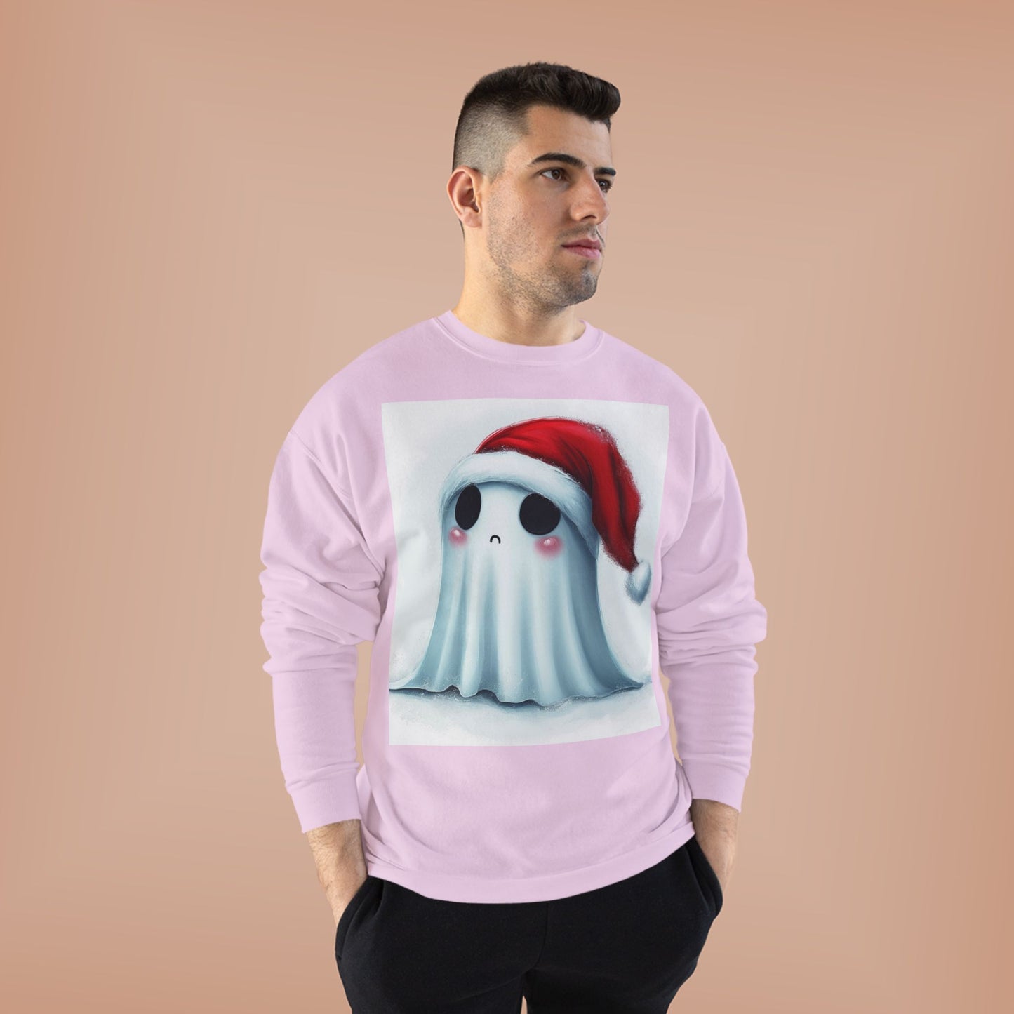 Holiday Ghost Unisex EcoSmart® Crewneck Sweatshirt