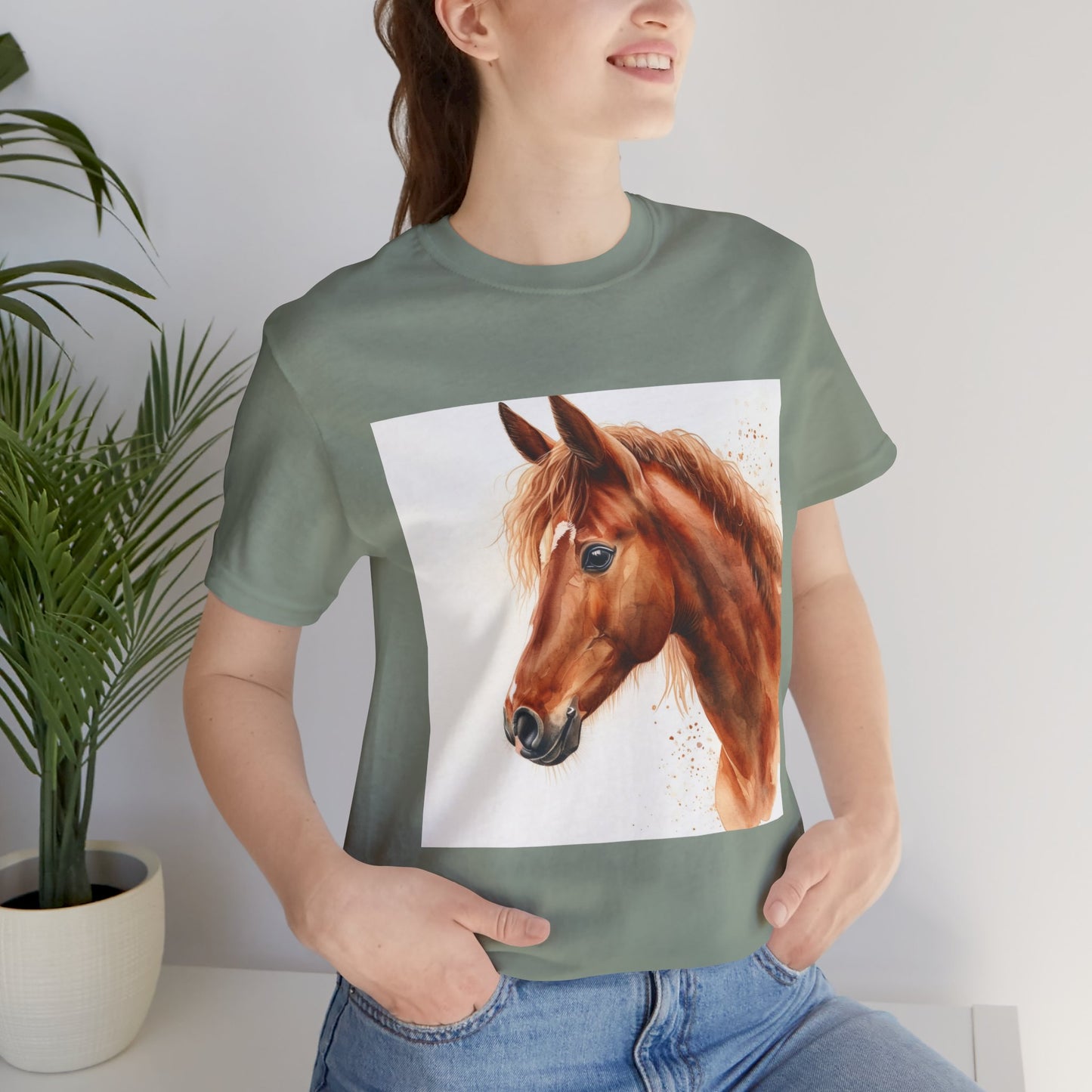 Chestnut Horse Unisex Jersey Short Sleeve Tee