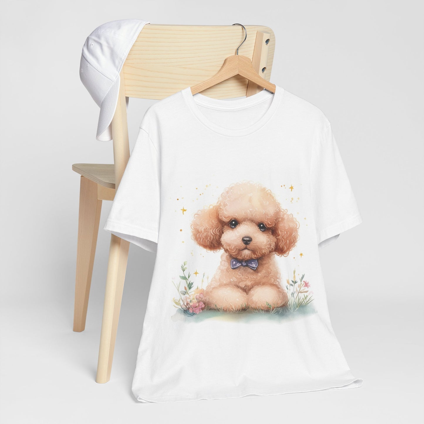 Cute Poodle Unisex Jersey Short Sleeve Tee