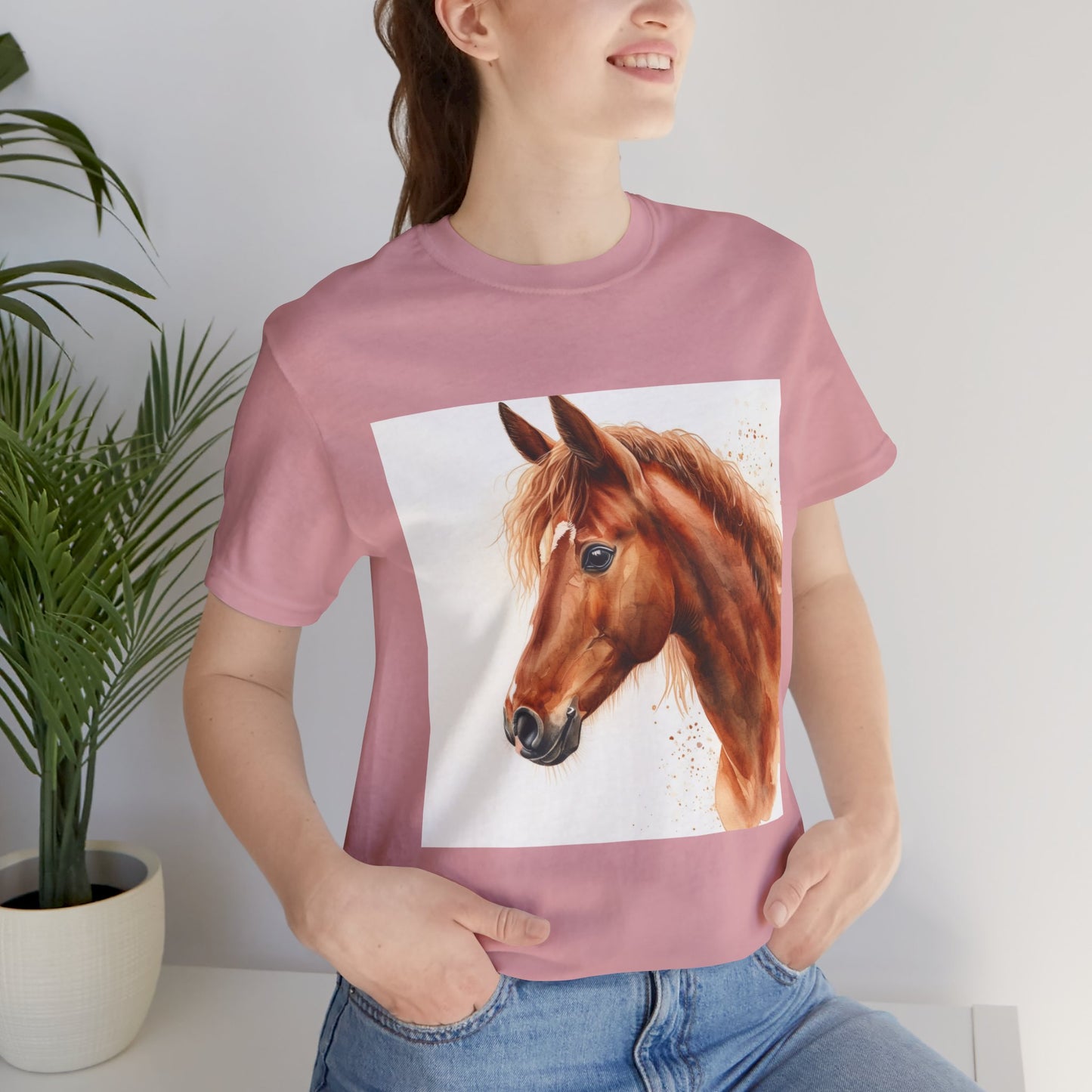 Chestnut Horse Unisex Jersey Short Sleeve Tee