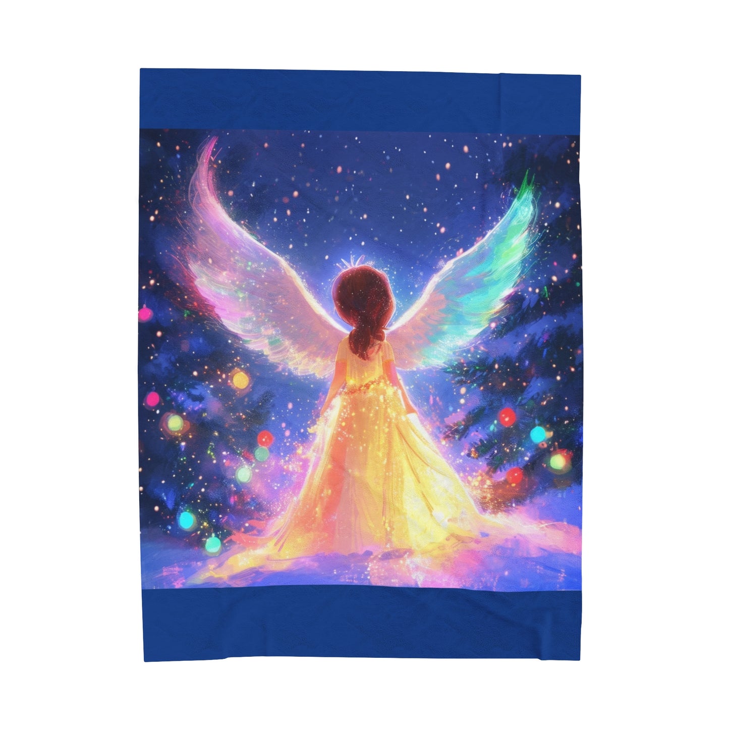 Bright Angel Velveteen Plush Blanket