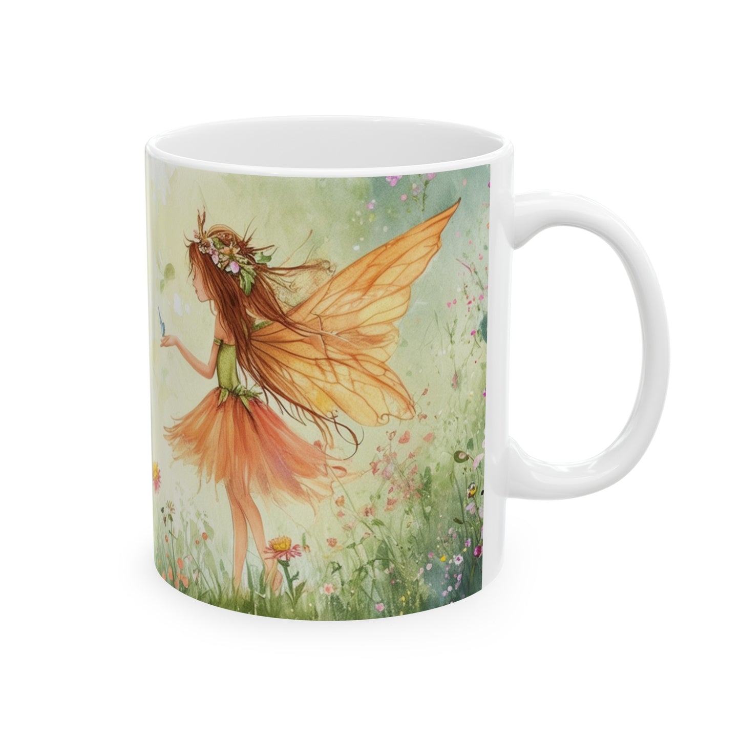 Garden Fairies Ceramic Mug, (11oz, 15oz)