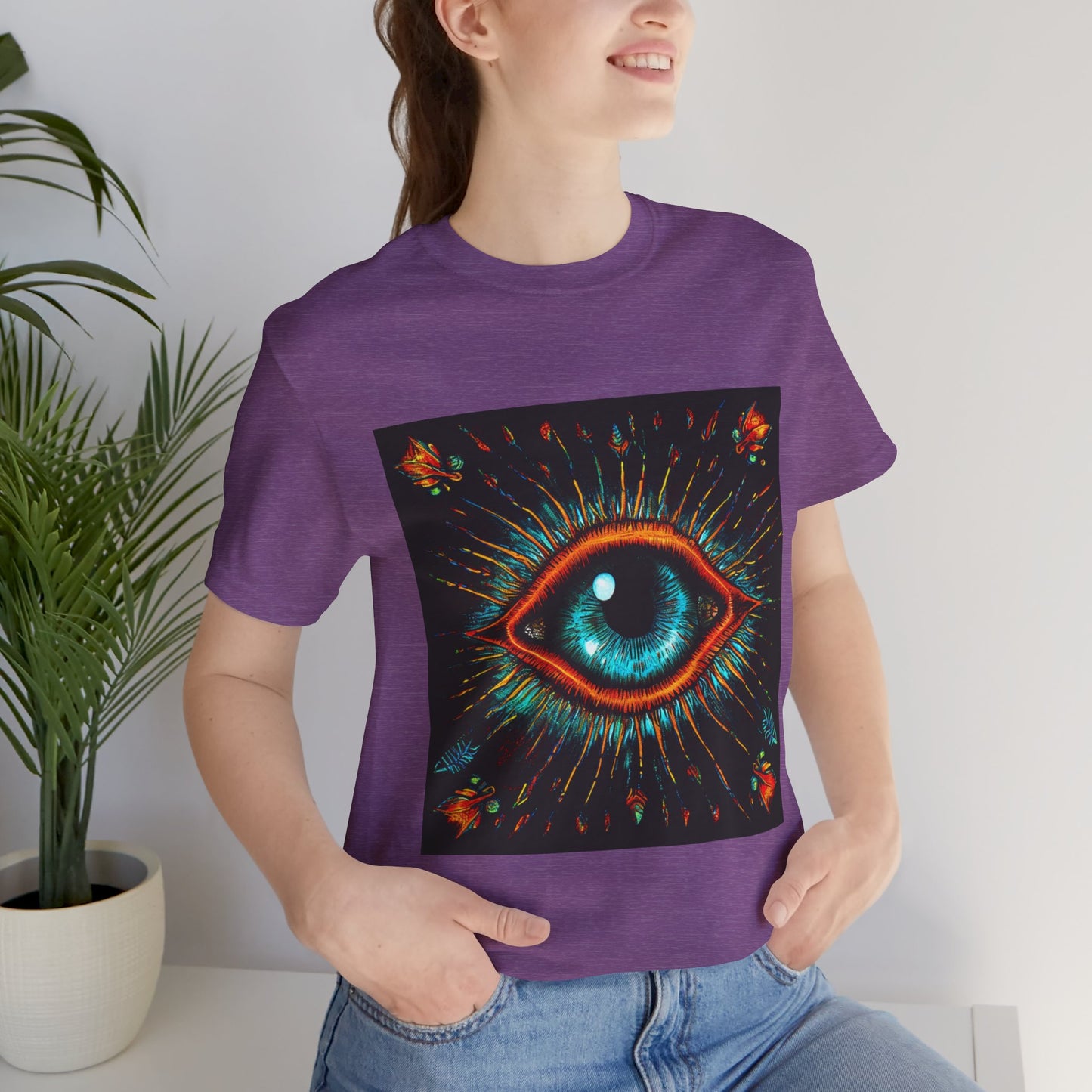 Mesmerizing Eye Unisex Jersey Short Sleeve Tee