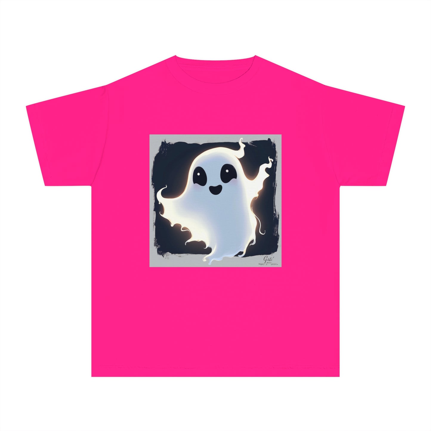 Cute Happy Ghost Youth Midweight Tee