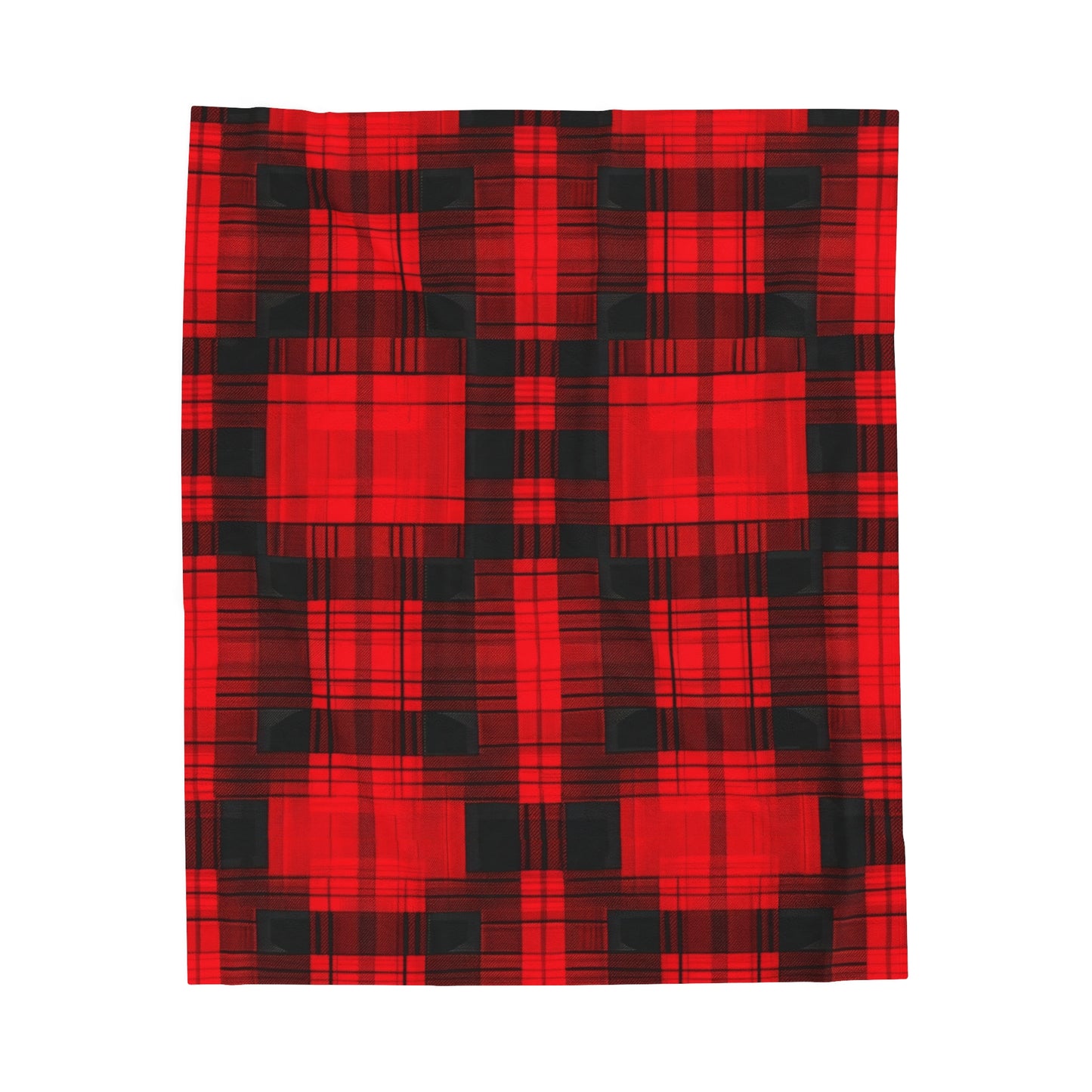 Cute Plaid Velveteen Plush Blanket