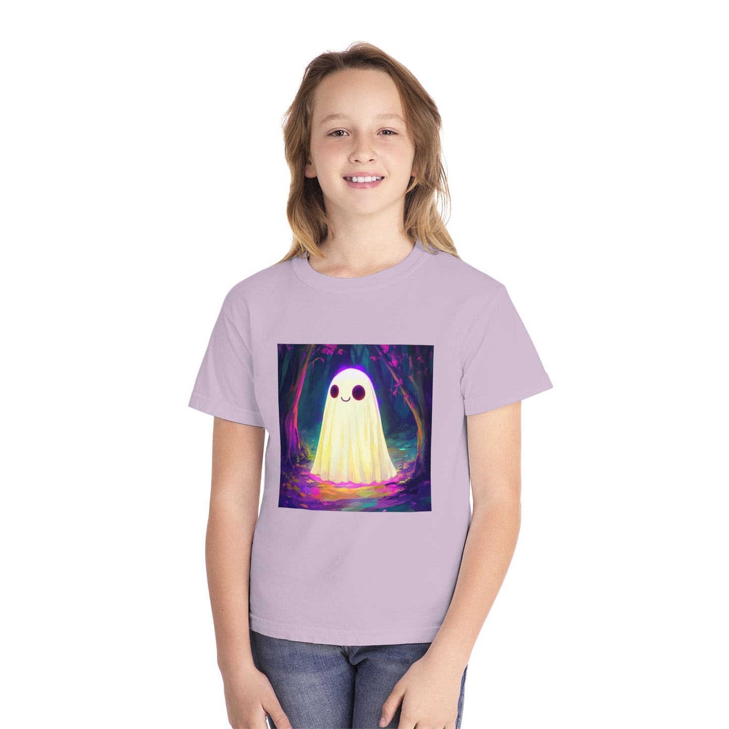 Cute Neon Ghost Youth Midweight Tee