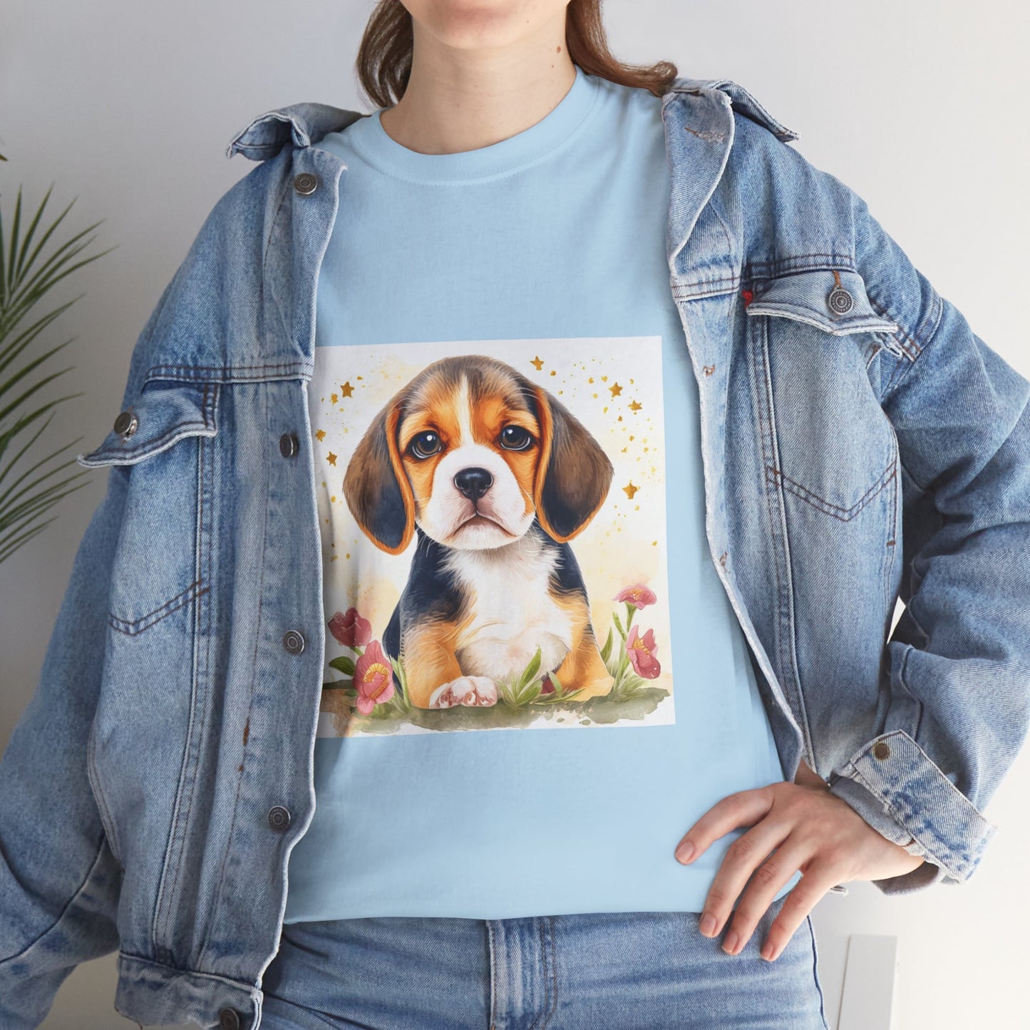 Beagle Puppy Unisex Heavy Cotton Tee