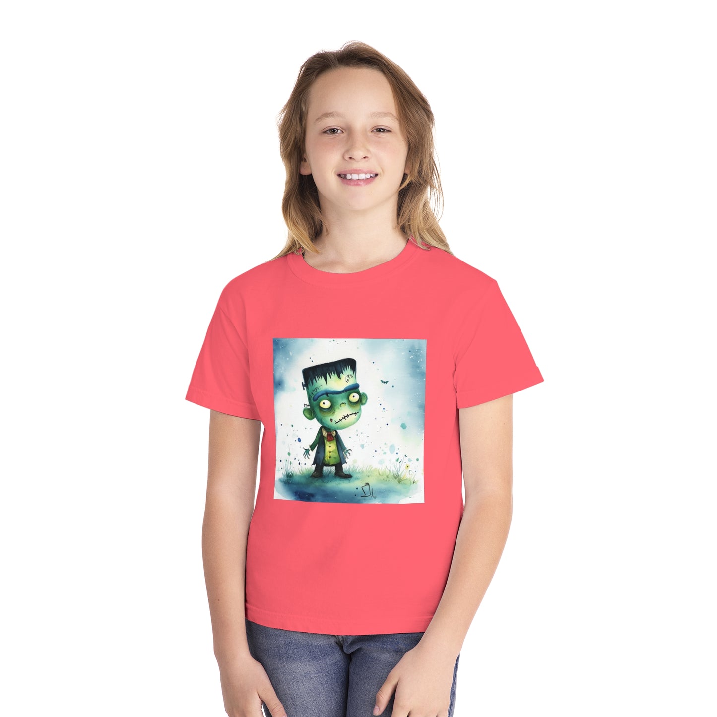 Cute Frankenstein Youth Midweight Tee