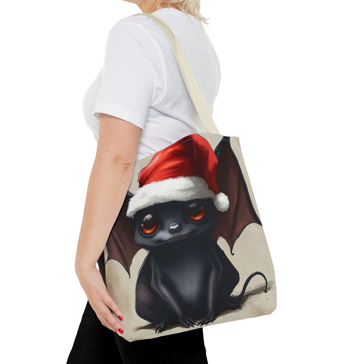 Santa Hat Bat Tote Bag (AOP)