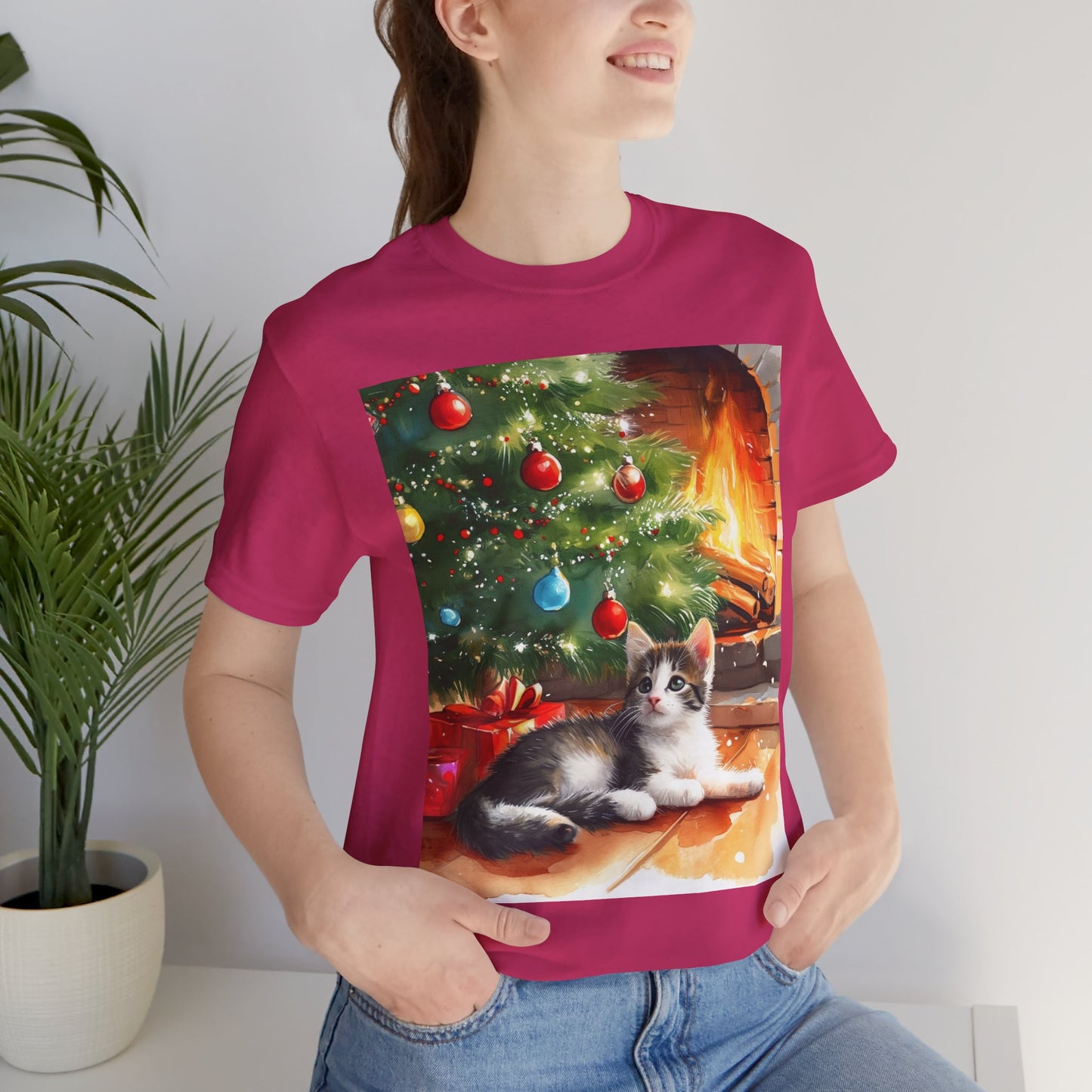 Cozy Kitten Unisex Jersey Short Sleeve Tee