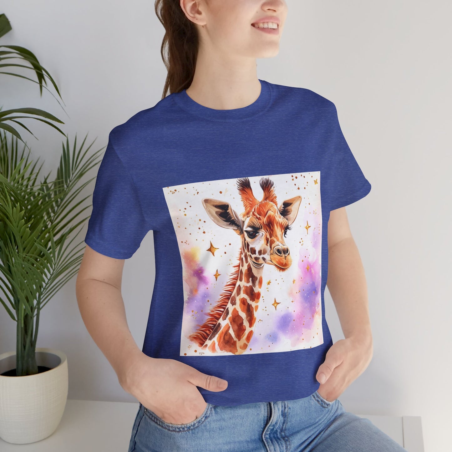 Cute Giraffe Unisex Jersey Short Sleeve Tee