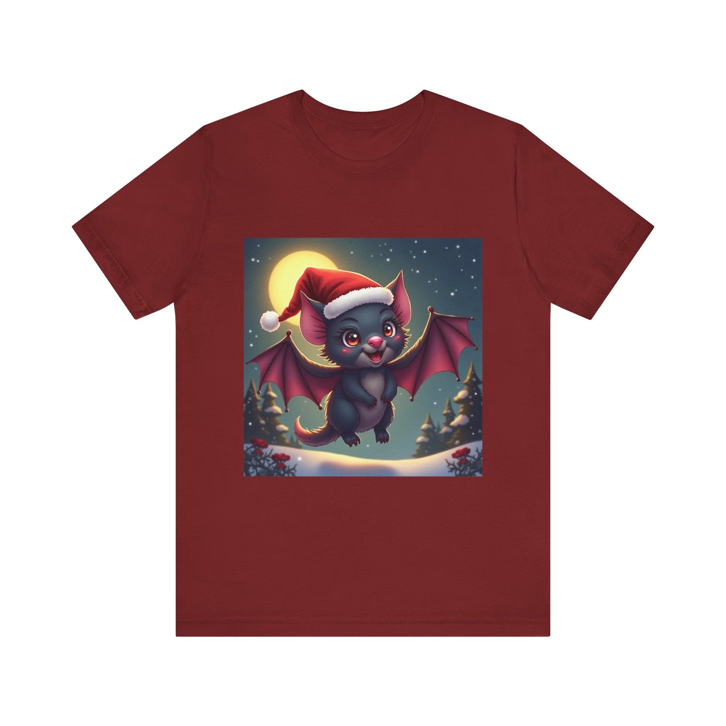 Christmas Bat Unisex Jersey Tee