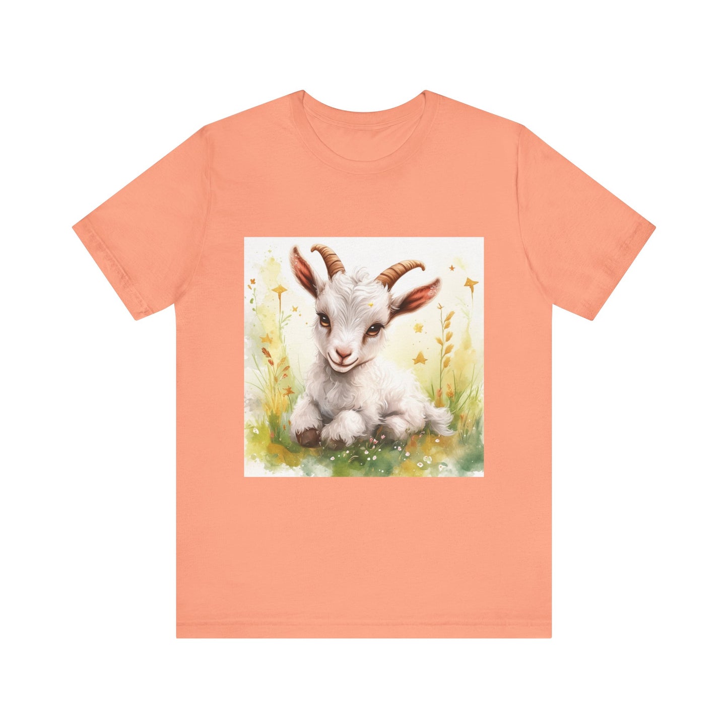 Cute Goat Unisex Jersey Short Sleeve Tee