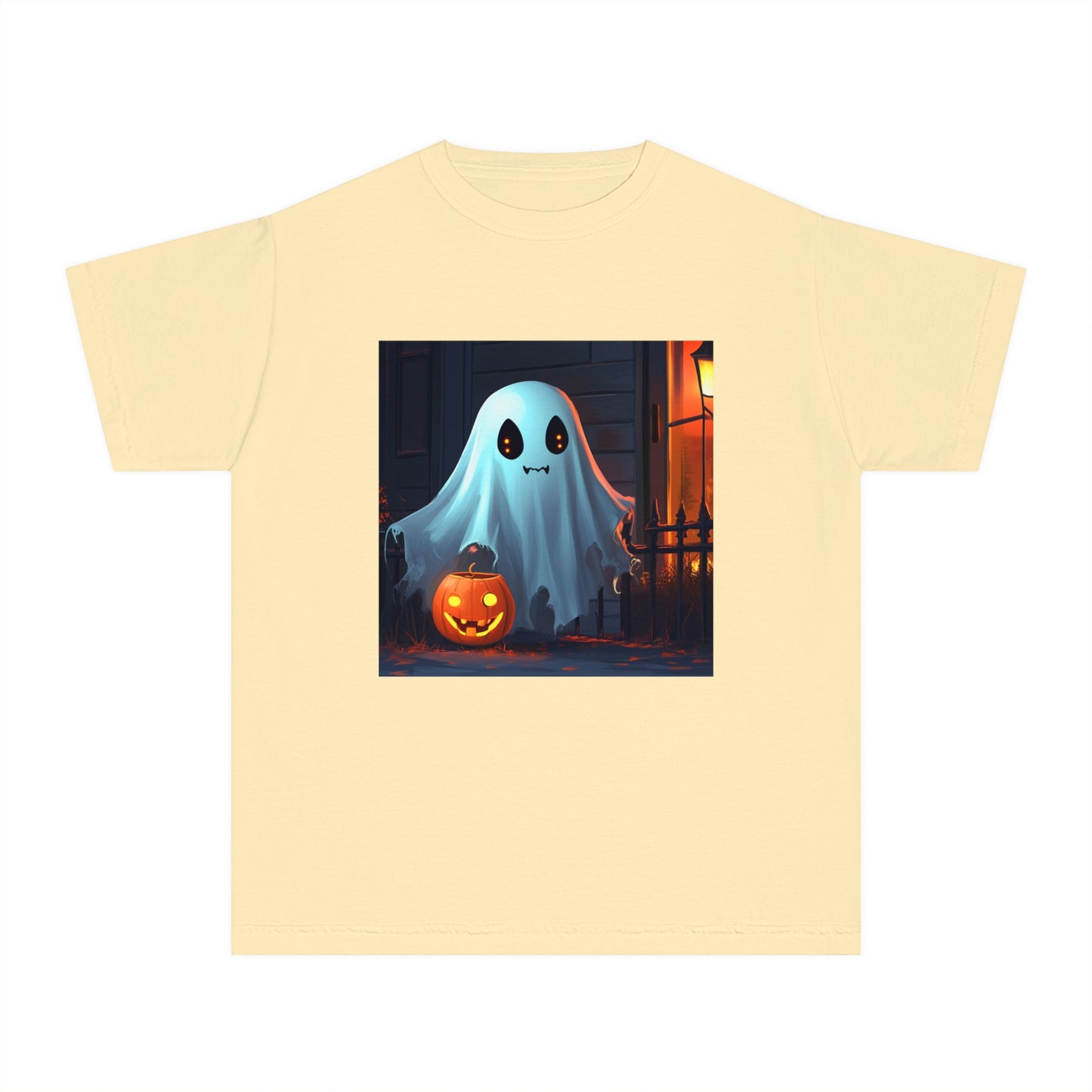 Ghost Trick or Treating Youth Midweight Tee