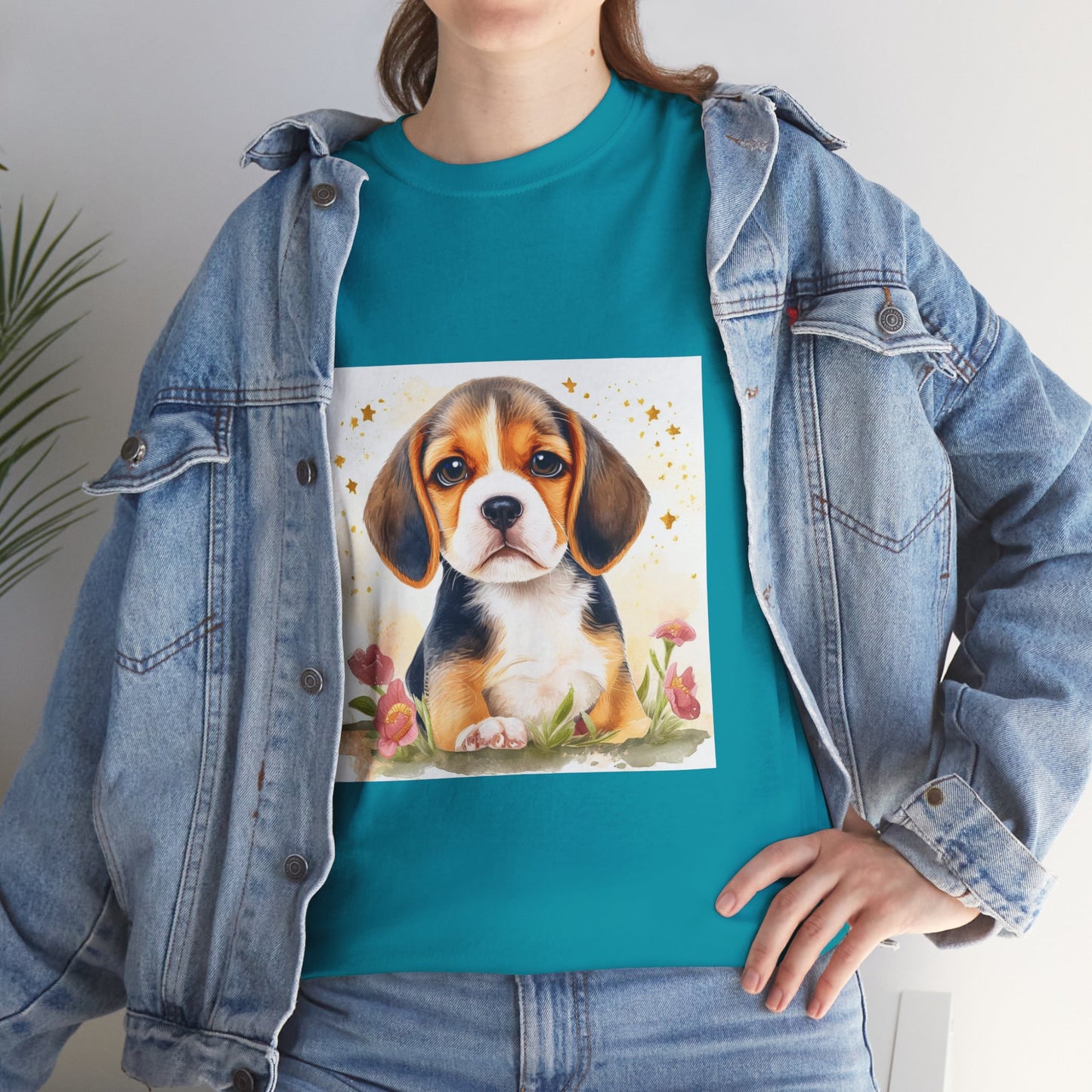 Beagle Puppy Unisex Heavy Cotton Tee