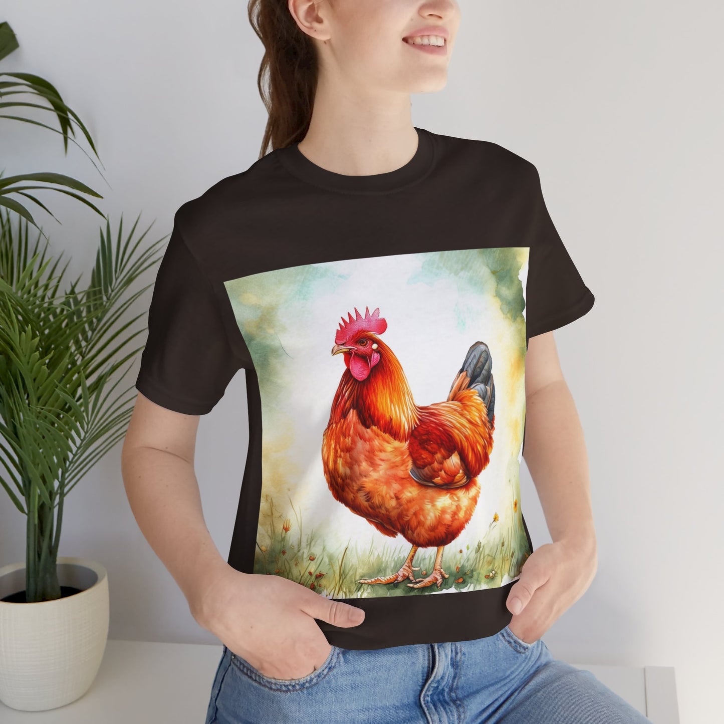 Chicken Unisex Jersey Short Sleeve Tee