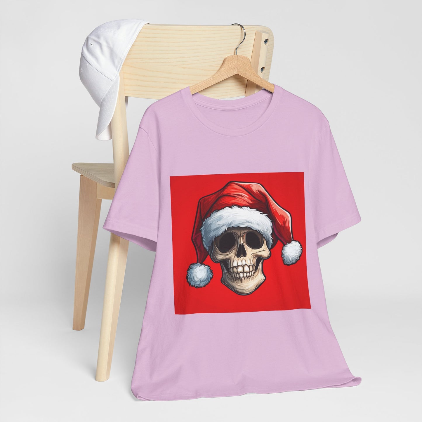 Spooky Jester Santa Skull