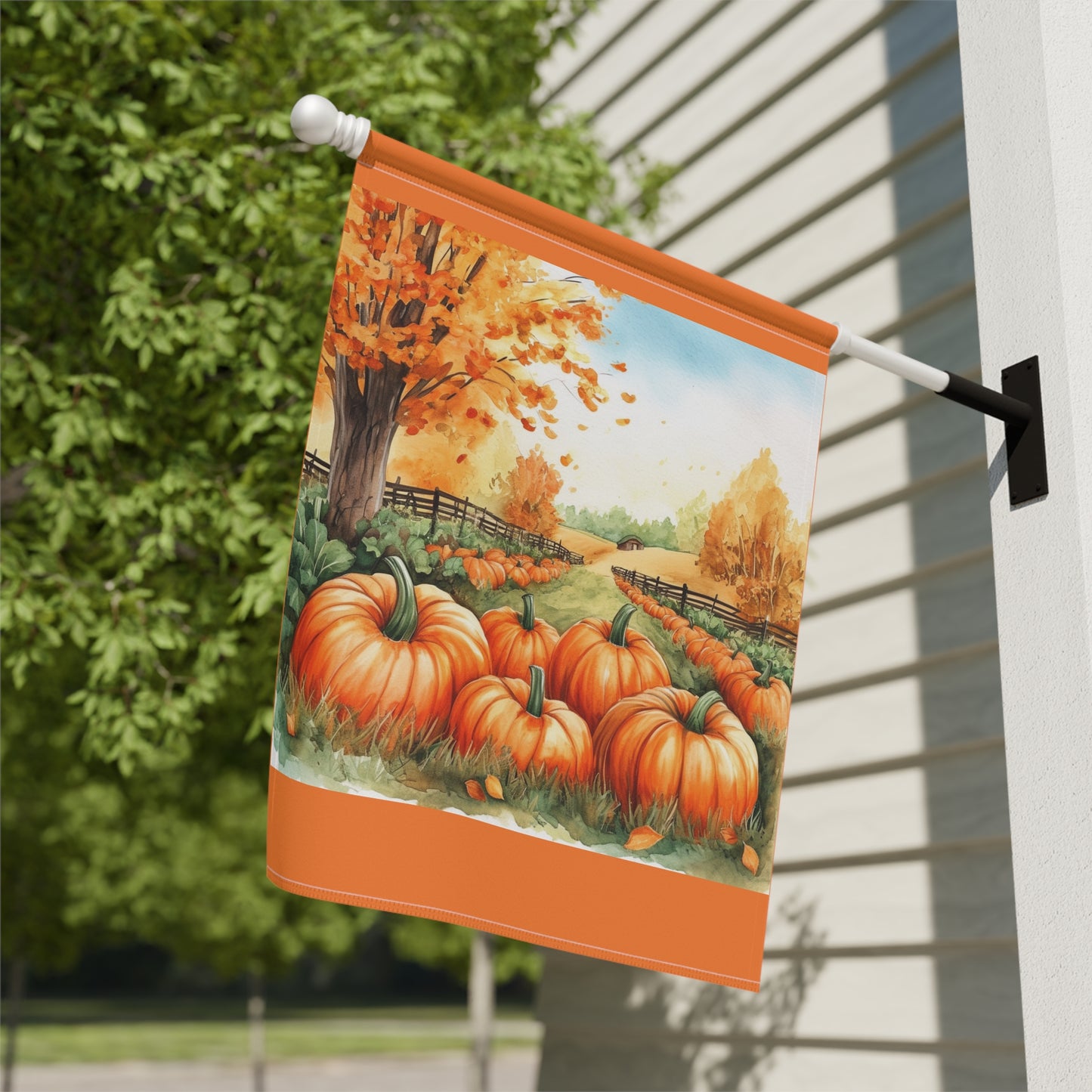 Pumpkin Patch Garden & House Banner