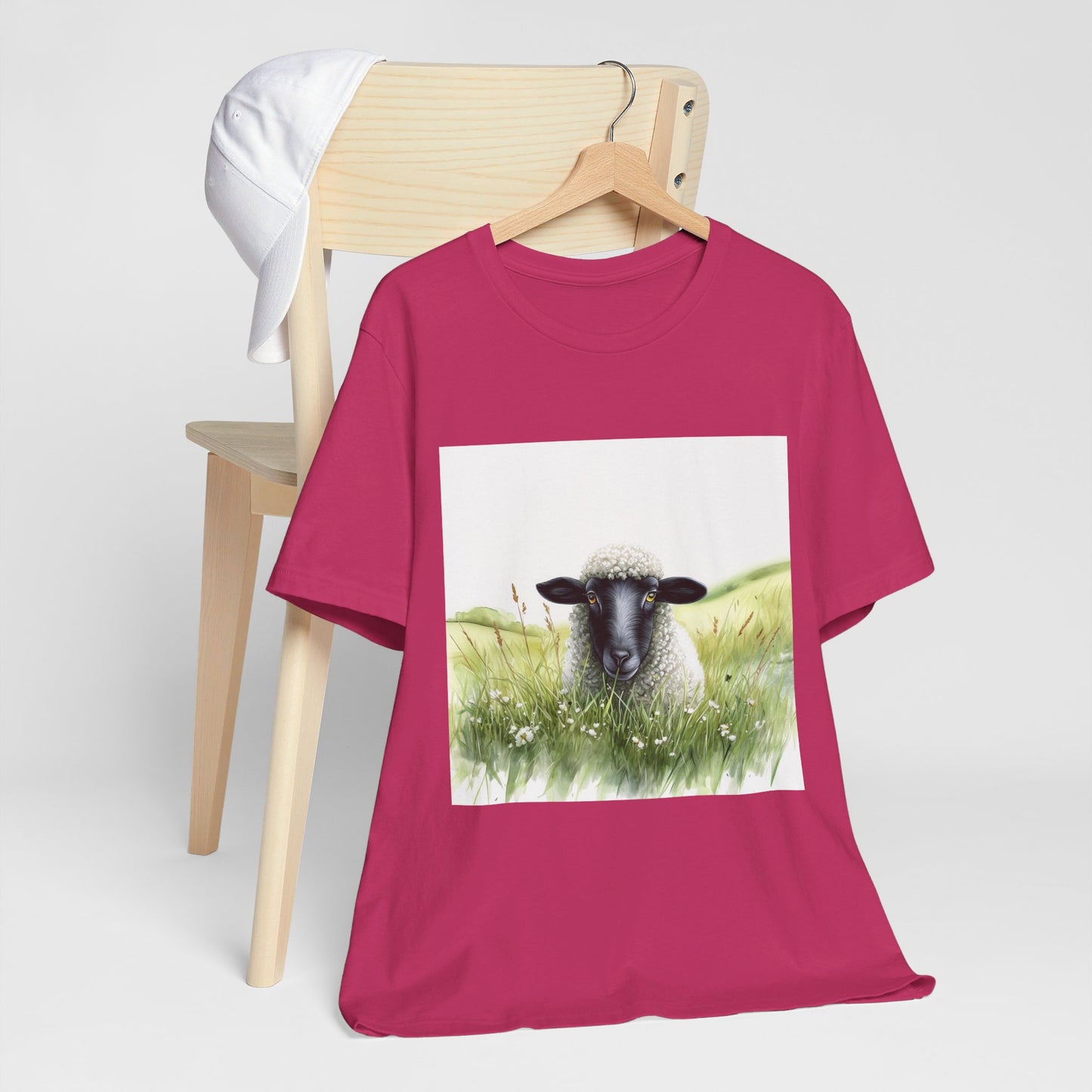 Cute Sheep Unisex Jersey Short Sleeve Tee