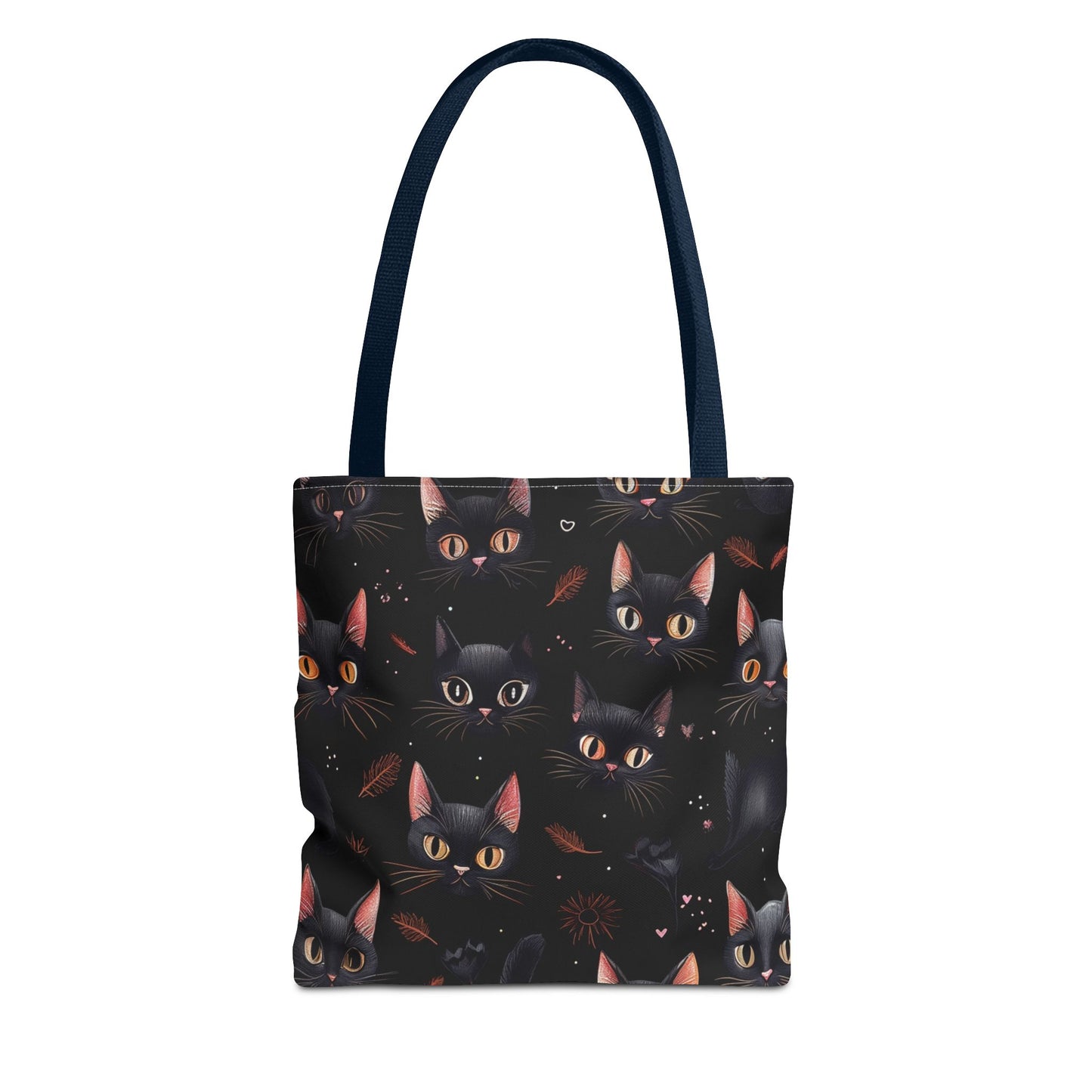 Cute Black Cat Pattern Tote Bag (AOP)