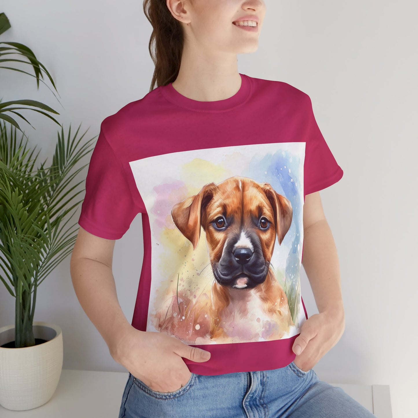 Mastiff Puppy Unisex Jersey Short Sleeve Tee