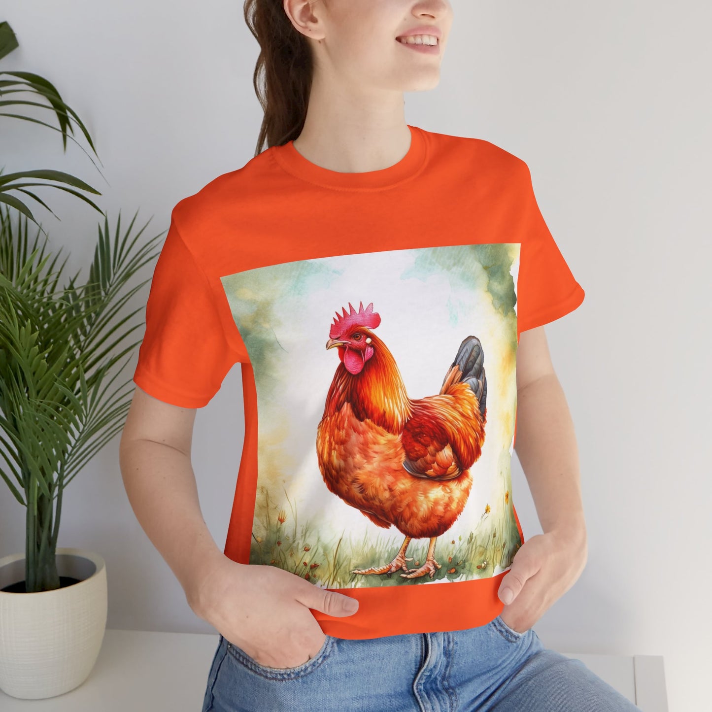 Chicken Unisex Jersey Short Sleeve Tee