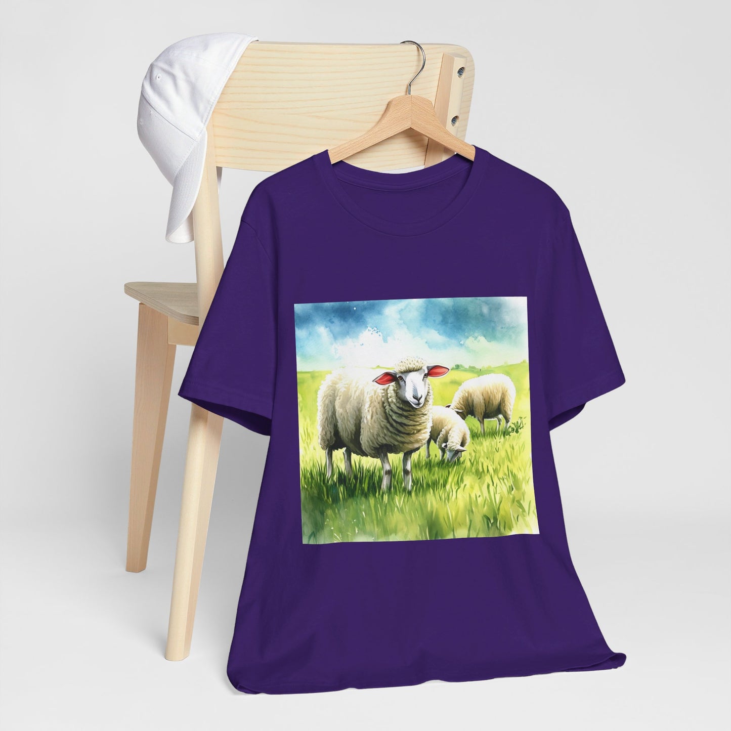 Adorable Sheep Unisex Jersey Short Sleeve Tee