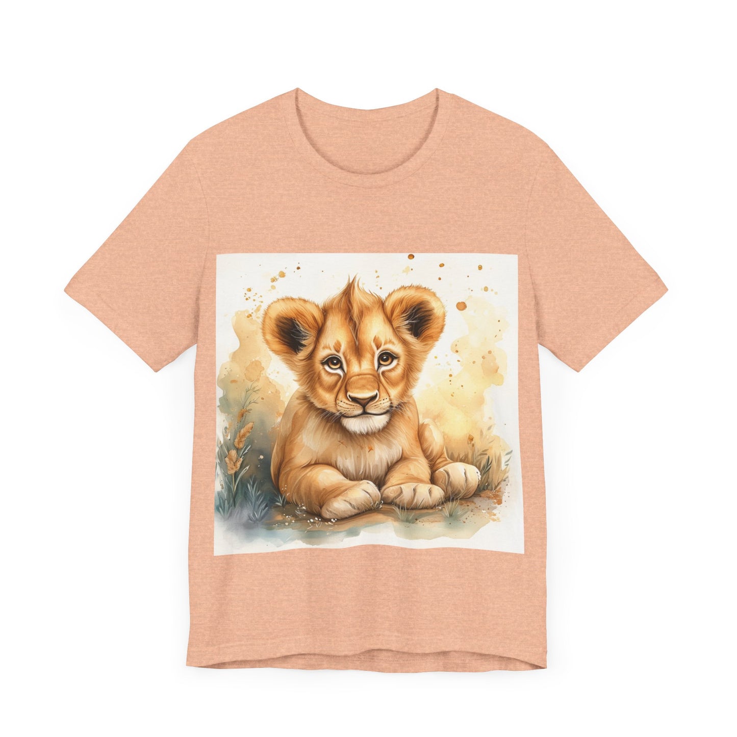 Cute Lion Cub Unisex Jersey Short Sleeve Tee