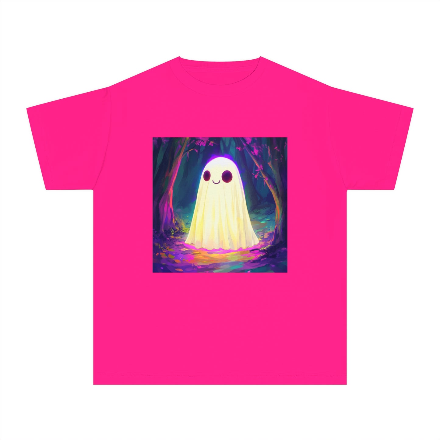 Cute Neon Ghost Youth Midweight Tee