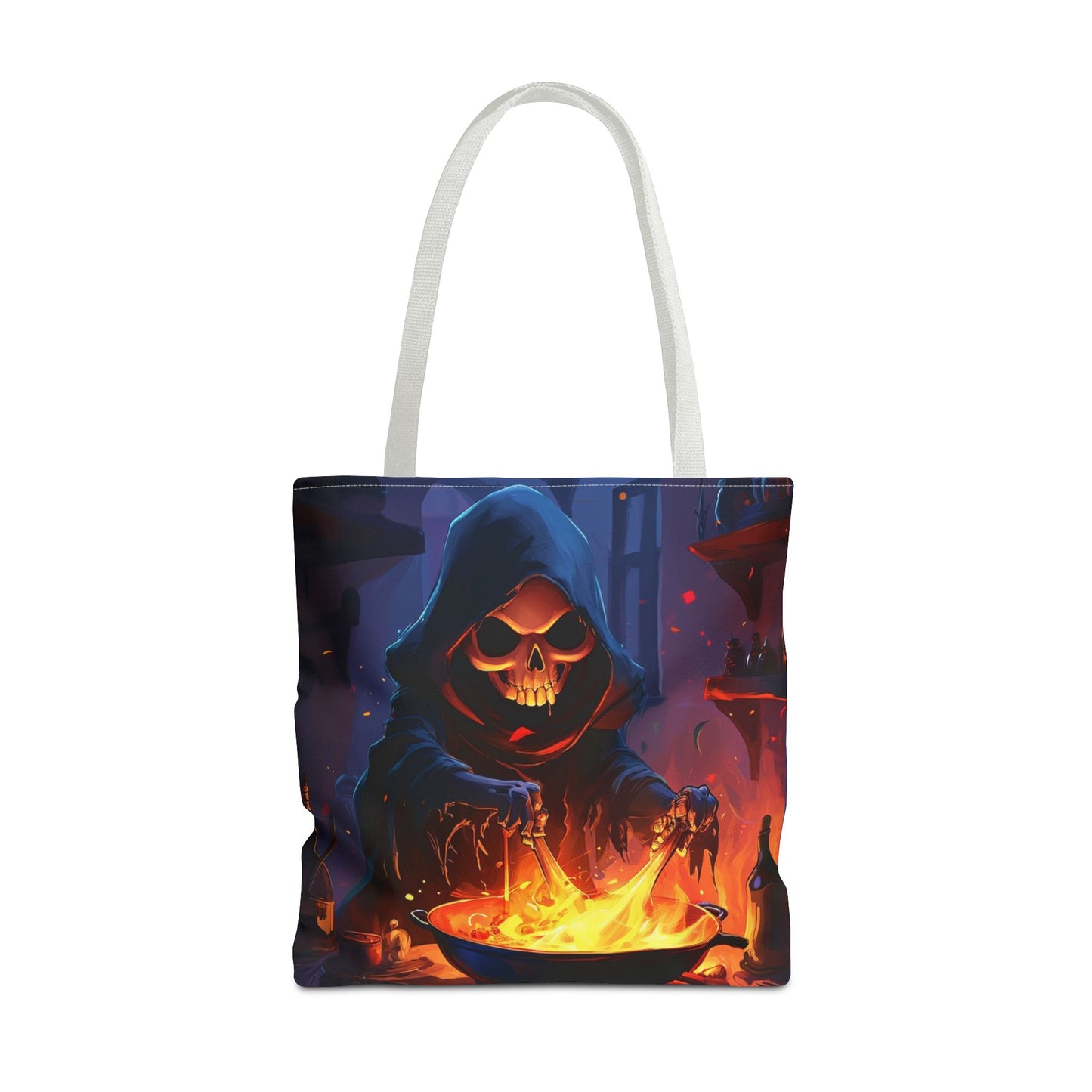 Dark Grim Reaper Cooking Tote Bag (AOP)