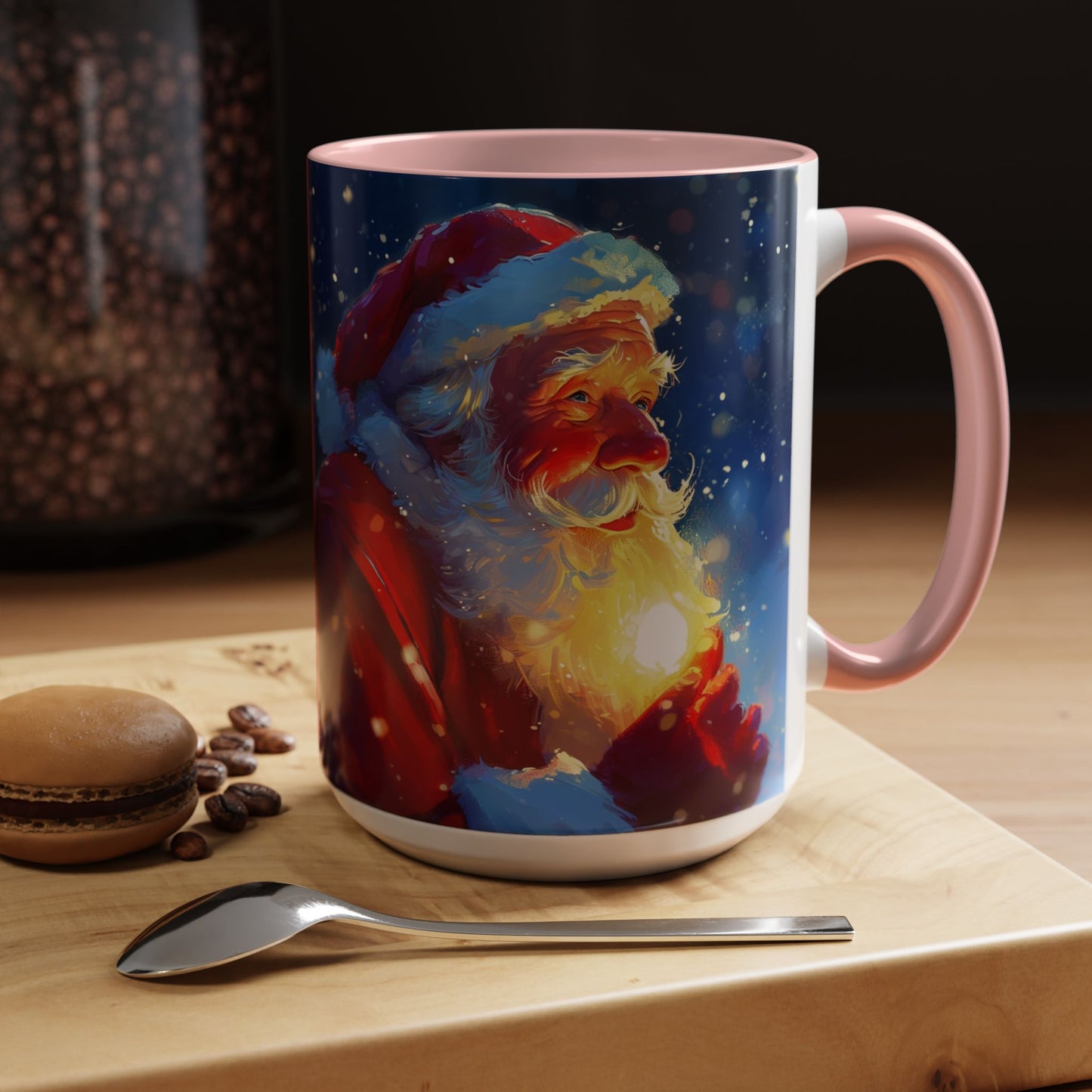 Santa Claus Accent Coffee Mug (11, 15oz)