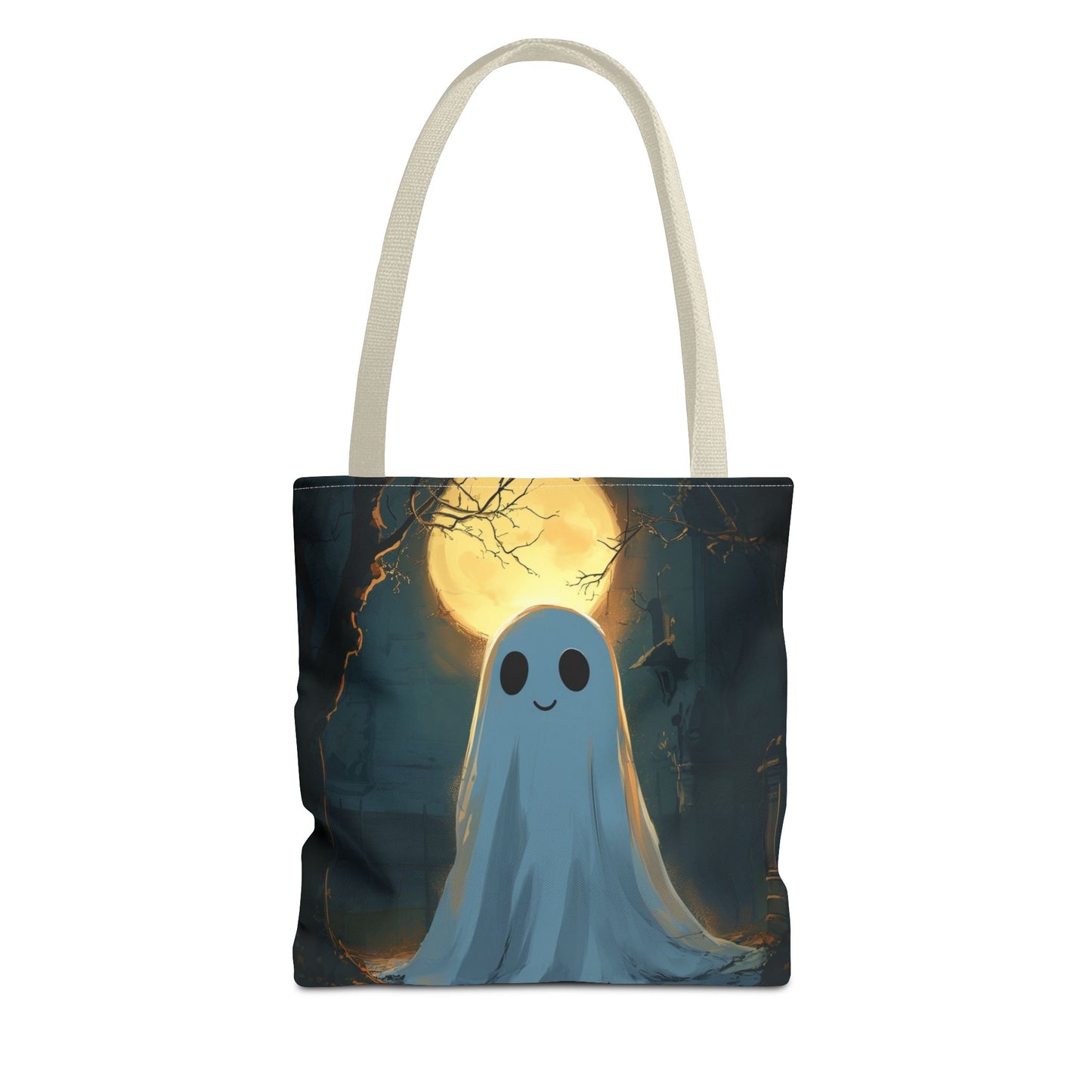 Cute Ghost Tote Bag (AOP)