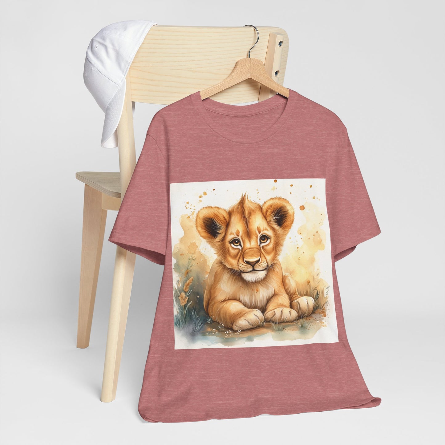 Cute Lion Cub Unisex Jersey Short Sleeve Tee